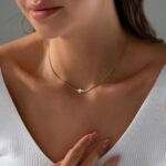 Cross Necklace for Women 14K Real Gold Silver Plated Dainty Small Cross Pendant Choker Simple Trendy Cute Cross Charm Chain Necklace Faith Jewelry Religious Minimalist Gift